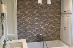 Accent Tile Wall in Indianapolis Bathroom