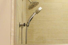 Shower Fixtures in New Bath Renovation Indy