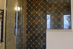Slate Tile Shower in Indy