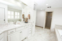 All White Bathroom Remodel Indy
