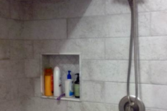 Shower with Custom Tile in Indianapolis